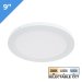 TCP 9" LED Slim Flush Mount Fixture - 18 W - White Trim Ring - Selectable CCT - Dimmable - Up To 1,370 Lumens
