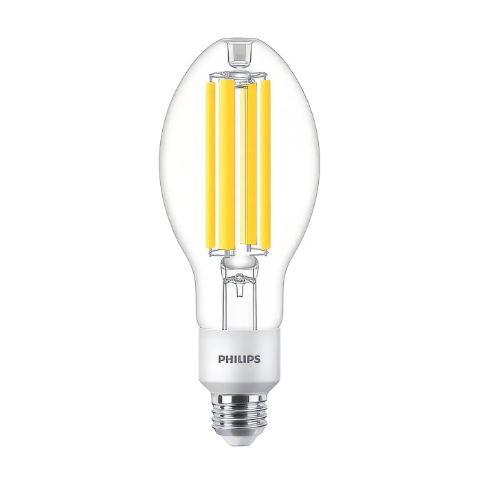 25W Philips Clear Glass ED23-1/2 LED HID Bulb - E26 Base - 100W Metal Halide Equivalent - 3,600 Lumens - 3000K main product photo