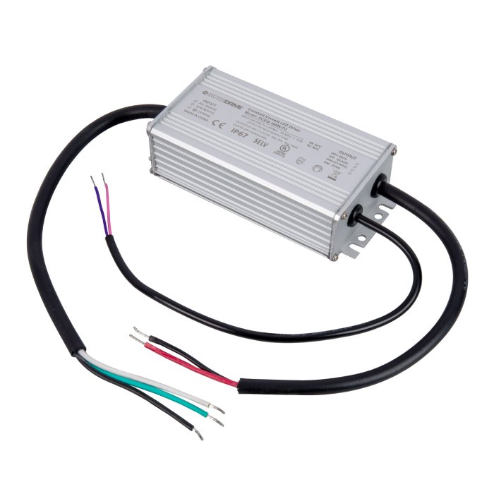 DiodeDrive 100W Programmable Constant Current LED Driver - 27-54 VDC Output - Up to 2800 mA - 100-277 VAC Input DiodeDrive 100W Programmable Constant Current LED Driver - 27-54 VDC Output - Up to 2800 mA - 100-277 VAC Input