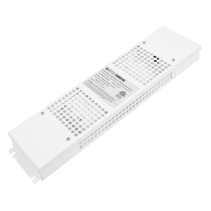 DiodeDrive Dimmable LED Driver - Enclosed Power Supply - 12 VDC - 25W / 60W main product photo