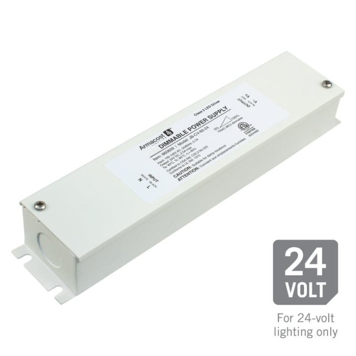 Armacost Lighting Dimmable LED Driver with Enclosure 24 VDC - 60W Armacost Lighting Dimmable LED Driver with Enclosure 24 VDC - 60W