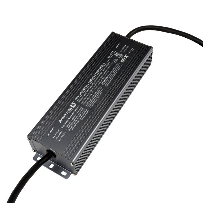 Angled top view of Armacost Lighting Universal Dimmable 24V DC LED Power Supply Angled top view of Armacost Lighting Universal Dimmable 24V DC LED Power Supply