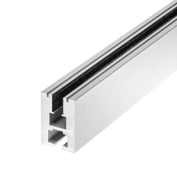 EX-ALU Aluminum Channel - Edge Lit - For Strips Up To 11mm - 1m / 2m main product photo