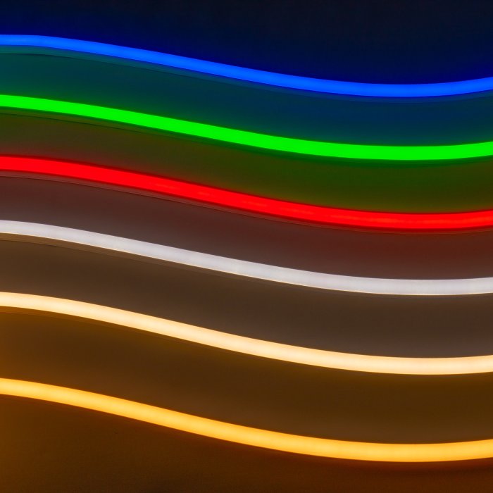 24V Neon LED Strip Light - Dual Bend Neon Flex - IP67 - 16mm x 5m main product photo