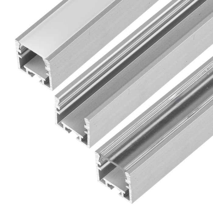 PDS-ZM-PLUS Aluminum Channel - Surface - For Strips Up To 14mm - 1m / 2m main product photo