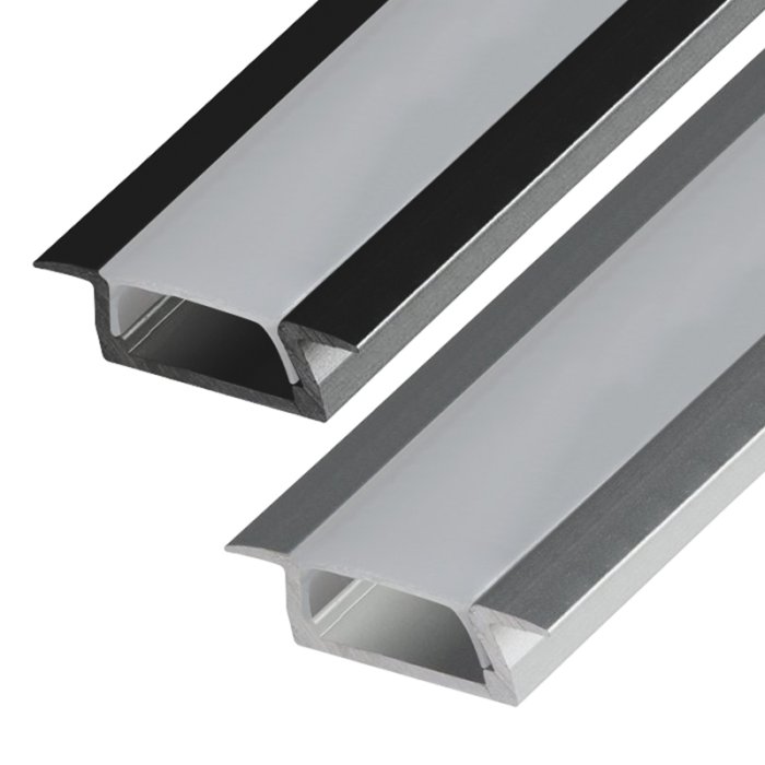 MICRO-NK Aluminum Channel - Recessed - For Strips Up To 11mm - 1m / 2m main product photo