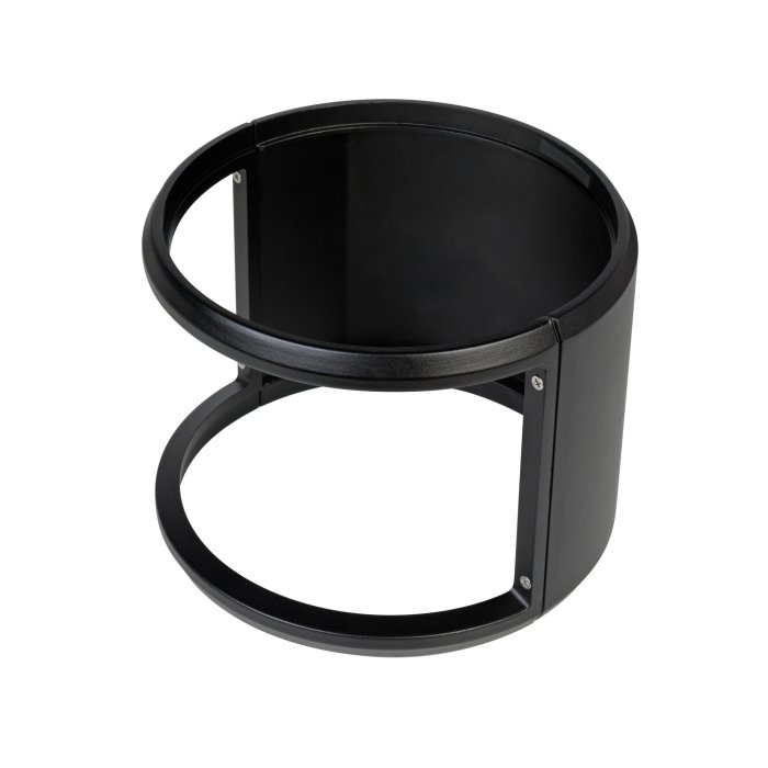 180° Round Bollard Glare Shield - BLBW Bollards - Black 180° Round Bollard Glare Shield - BLBW Bollards - Black