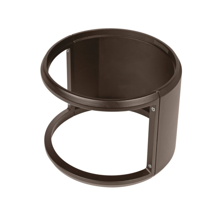 180° Round Bollard Glare Shield - BLBW Bollards - Bronze 180° Round Bollard Glare Shield - BLBW Bollards - Bronze