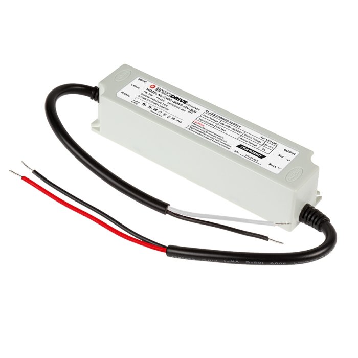 DiodeDrive 12 VDC LED Switching Power Supply - Enclosed Power Supply - Optional Power Cord - 60W / 100W main product photo