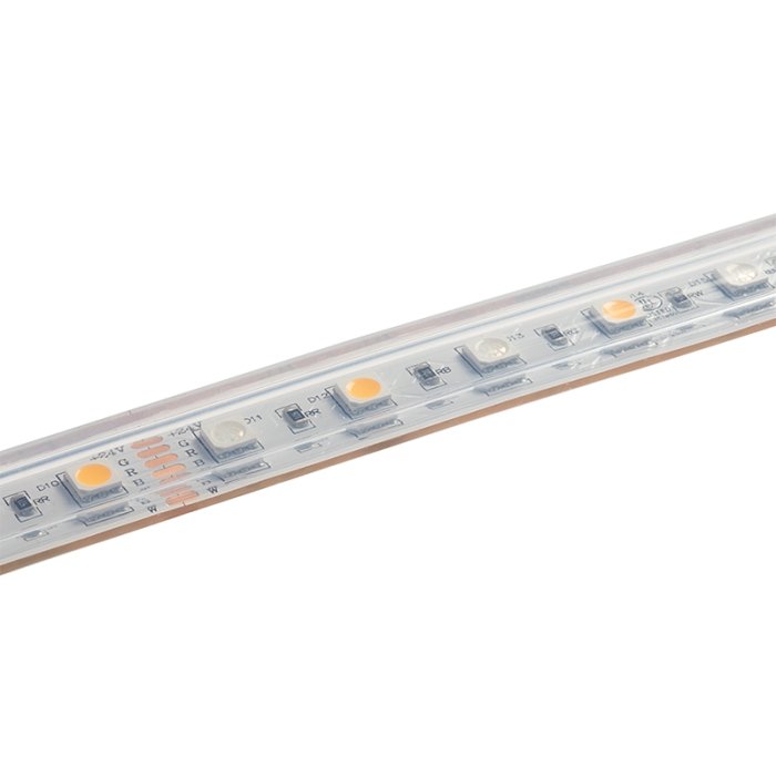 5m RGB+W LED Strip Light - Color-Changing LED Tape Light - Waterproof - 12V / 24V main product photo