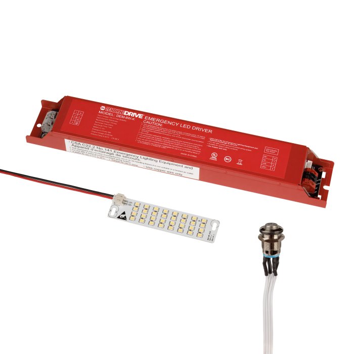 DiodeDrive® Emergency LED Driver Kit with LED Board - 8W - 100-277 VAC Input - 1,200 Lumens DiodeDrive® Emergency LED Driver Kit with LED Board - 8W - 100-277 VAC Input - 1,200 Lumens
