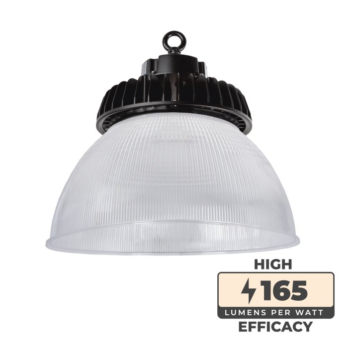 300W UFO LED High Bay Light With Reflector - 49,500 Lumens - 1000W MH Equivalent - 5000K 300W UFO LED High Bay Light With Reflector - 49,500 Lumens - 1000W MH Equivalent - 5000K