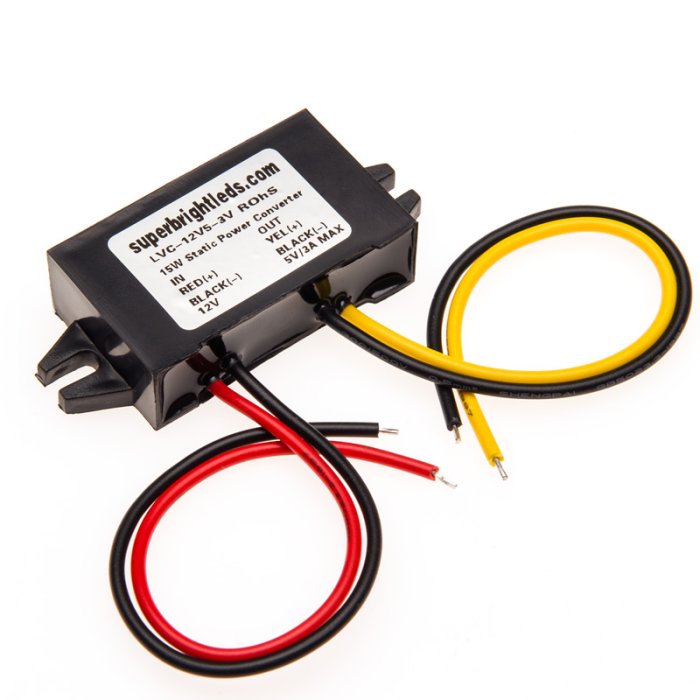 12V to 5V Step Down DC Converter / Voltage Reducer main product photo