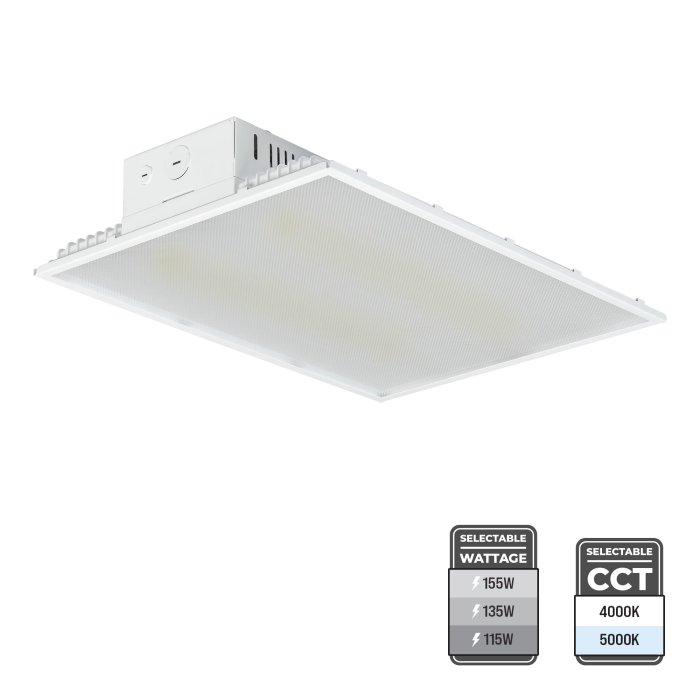 155W Max LED 1ft Linear High Bay - Selectable Wattage and CCT - Up to 400W MH Equivalent - Up to 23,250 Lumens
155W Max LED 1ft Linear High Bay - Selectable Wattage and CCT - Up to 400W MH Equivalent - Up to 23,250 Lumens