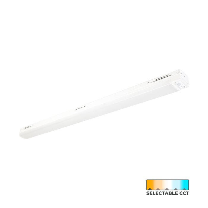 45W 4ft LED Strip Light Fixture with Built-In Bluetooth MESH Sensor - Selectable and Tunable CCT - Up To 5,940 Lumens 45W 4ft LED Strip Light Fixture with Built-In Bluetooth MESH Sensor - Selectable and Tunable CCT - Up To 5,940 Lumens
