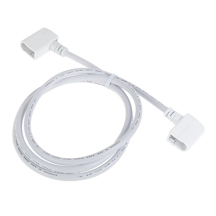 4ft Interconnection Cable for Side Bend LED Neon Strip Light - Bottom Wire Entry Connector 4ft Interconnection Cable for Side Bend LED Neon Strip Light - Bottom Wire Entry Connector