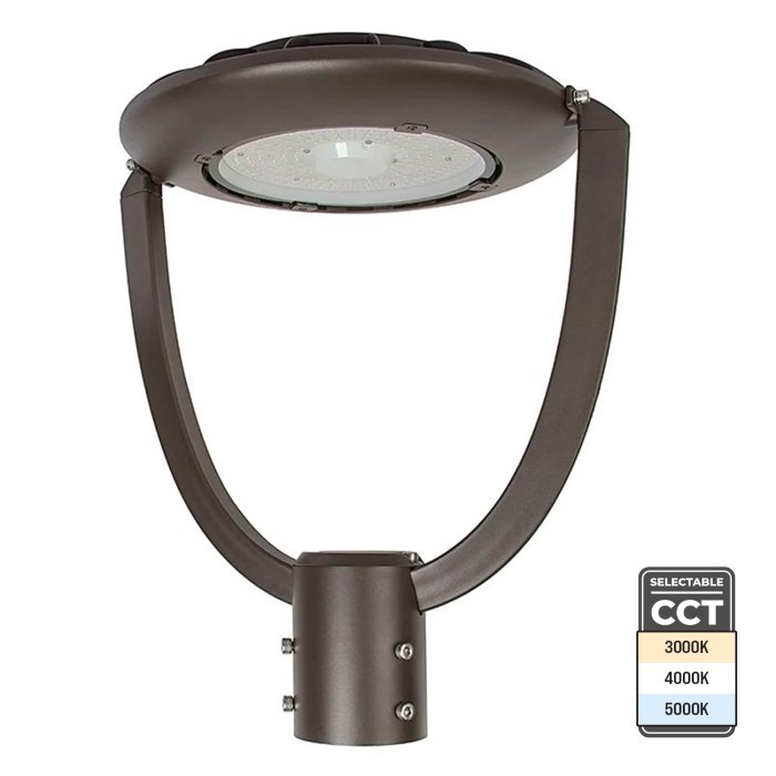 75W LED Post Top Light With Optional Photocell - Selectable CCT - 250W MH Equivalent - 10,500 Lumens - 3000K / 4000K / 5000K main product photo