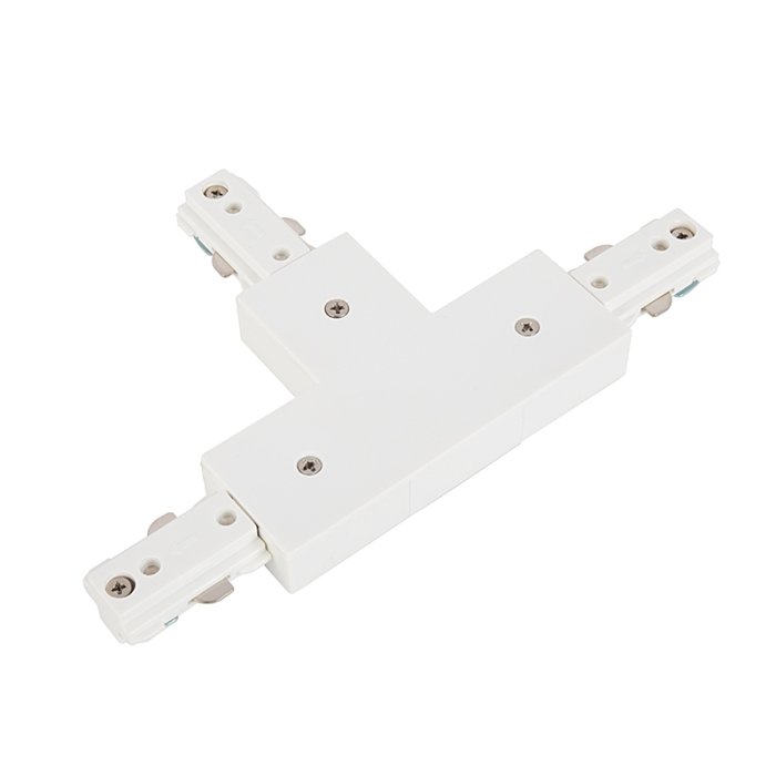 White T-Connector - Halo Track - 120 VAC White T-Connector - Halo Track - 120 VAC