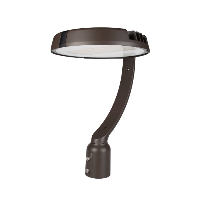 Single Arm Post Top LED Light With Optional Photocell - Selectable Wattage and CCT - 400W MH Equivalent - Up to 18,000 Lumens main product photo