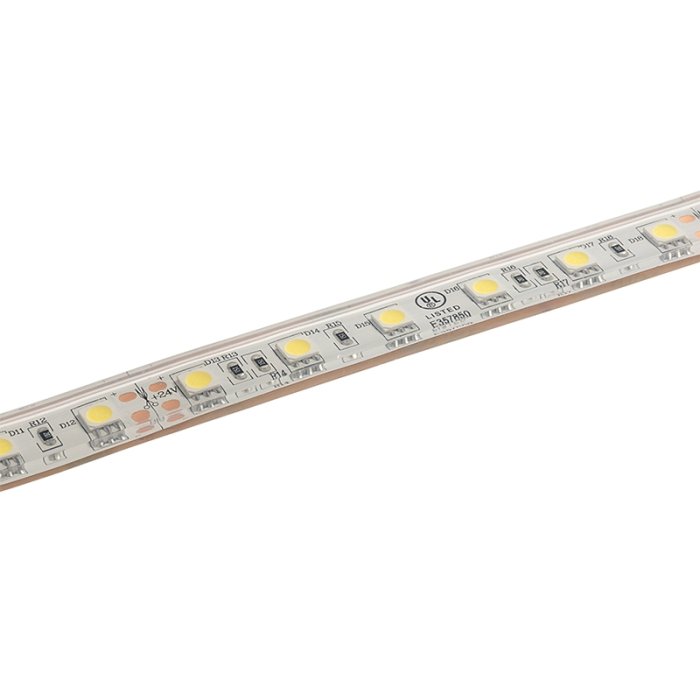 24V 5m White LED Strip Light - IP68 Waterproof - 305 lm/ft main product photo