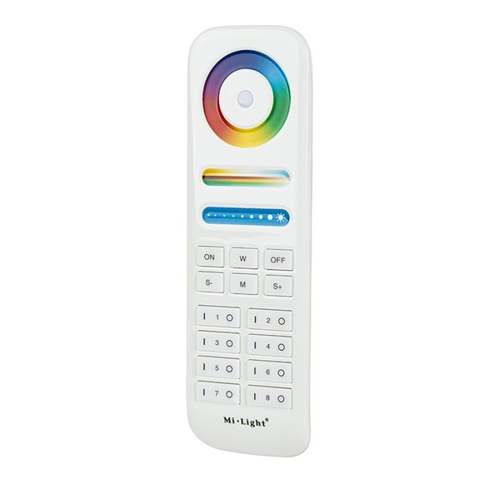 MiLight LED RGB+Tunable White RF Remote - Color-Changing/Tunable White MiLight LED RGB+Tunable White RF Remote - Color-Changing/Tunable White