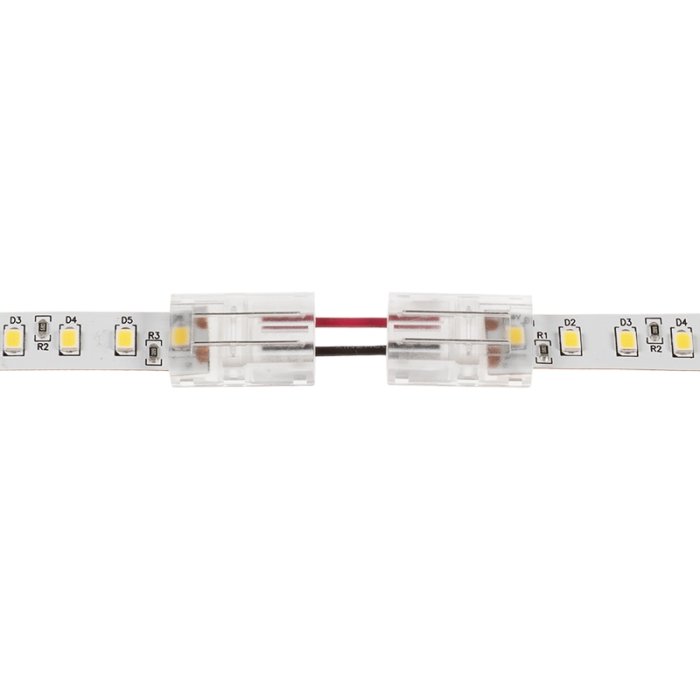 Solderless Clamp-On Up / Down ‘L’ Wire Connector - 10mm Single Color LED Strip Lights Solderless Clamp-On Up / Down ‘L’ Wire Connector - 10mm Single Color LED Strip Lights