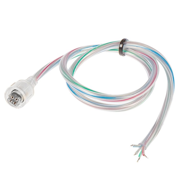RGB Cable to Cable Connector - 0.5m - Male Connector - STW Series Compatible - Waterproof RGB Cable to Cable Connector - 0.5m - Male Connector - STW Series Compatible - Waterproof