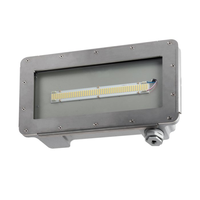 Explosion Proof LED Emergency Light with Mount - Class I Division 2 - 4,000 Lumens main product photo