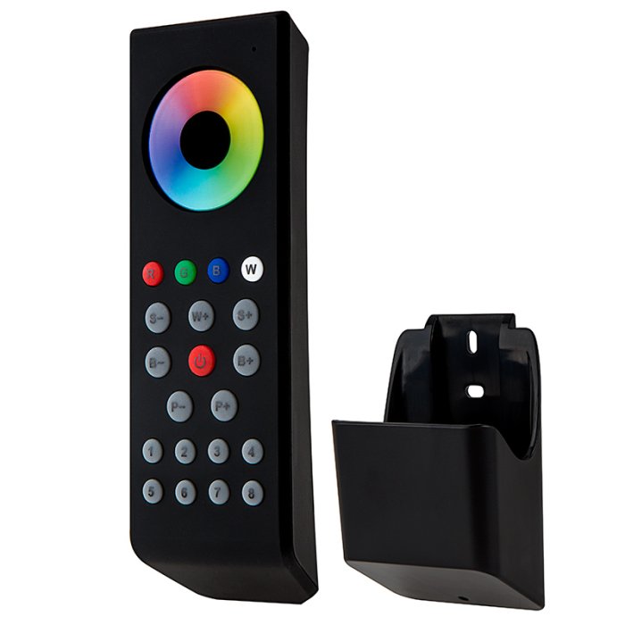 Wireless RGBW 8 Zone LED Remote w/ Cradle for EZ Dimmer Controller Wireless RGBW 8 Zone LED Remote w/ Cradle for EZ Dimmer Controller