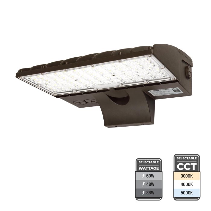 Full Cutoff LED Wall Pack with Bypassable Photocell, Selectable CCT, and Wattage. 320 Watt Metal-Halide Equivalent. Up to 8,100 Lumens. Full Cutoff LED Wall Pack with Bypassable Photocell, Selectable CCT, and Wattage. 320 Watt Metal-Halide Equivalent. Up to 8,100 Lumens.