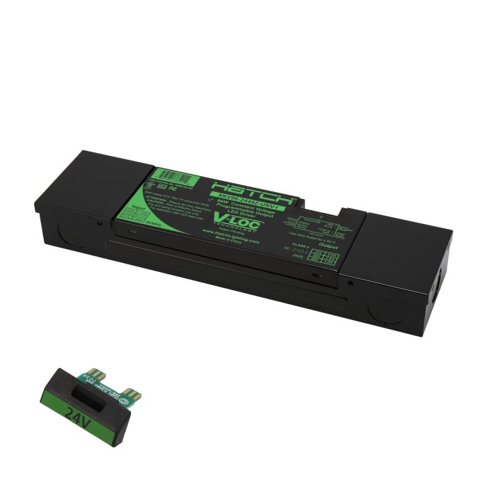 Hatch V-LOC Key Programmable Constant Voltage LED Driver - 0-10V & TOUCH Dimming - 120-277 VAC - 96W main product photo