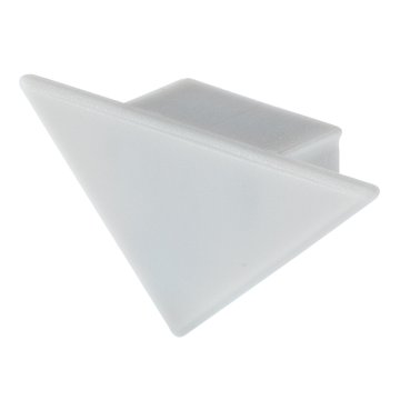 PAC-ALU End Cap - Angled Corner Mount Profile End Cap