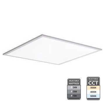 Day-Brite 2x2 Backlit Flat Panel LED Light - Selectable CCT - Selectable Wattage - Up To 3,982 Lumens - 3500K / 4000K / 5000K - 19W / 29W / 34W