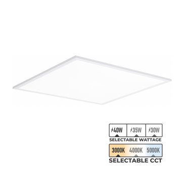Day-Brite 2x2 LED Back-Lit Flat Panel Light - Selectable Wattage 30 W / 35 W / 40 W - Selectable CCT 3500K / 4000K / 5000K - Up to 4,400 Lumens