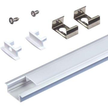 Armacost Aluminum Channel Kit for LED Strips Up To 12mm - Recessed-Mount - Silver Anodized - 1m - 5-Pack