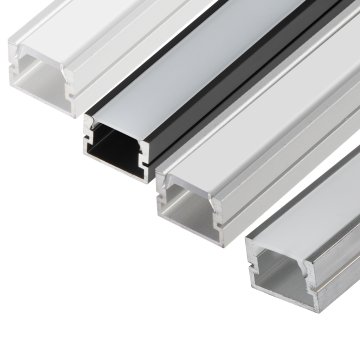 PDS-4-PLUS Aluminum Channel - Surface - For Strips Up To 14mm - 1m / 2m