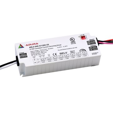 Adura 40W Selectable Constant Current LED Driver -  3-in-1 Dimmable - 850mA-1,200mA - 9-42 VDC