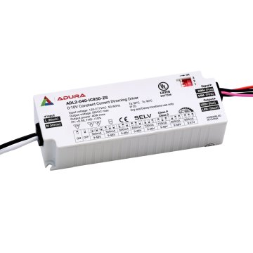 Adura 40W Selectable Constant Current LED Driver - 3-in-1 Dimmable - 500mA-850mA - 9-48 VDC