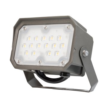 15W LED Flood Light - 70W MH Equivalent - 1,950 Lumens - 5000K - Yoke Mount