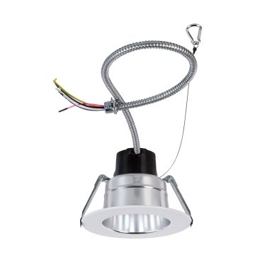 6" Commercial Deep Recessed LED Downlight - Ultra High 95+ CRI - Selectable CCT and Wattage - 75W MH Equivalent - 0-10V Dimmable - Up to 2,400 Lumens