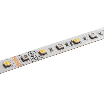 5m RGBW LED Strip Light - Color-Changing LED Tape Light - IP20 - 12V / 24V