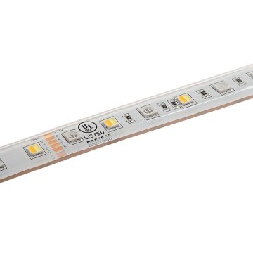 5m RGB+CCT LED Strip Light - Color-Changing LED Tape Light - Waterproof - RGB+CCT - 12V / 24V