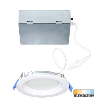 Lightolier 4" LED Recessed Canless 11 W Downlight - Selectable CCT - TRIAC Dimmable - 75 W Incandescent Equivalent - 700 Lumens