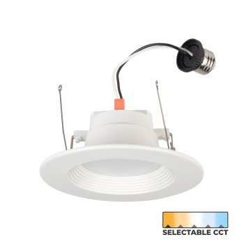 6” LED Recessed Retrofit Downlight - 20 W - Selectable CCT - 120 W Halogen Equivalent - 1,800 Lumens 
