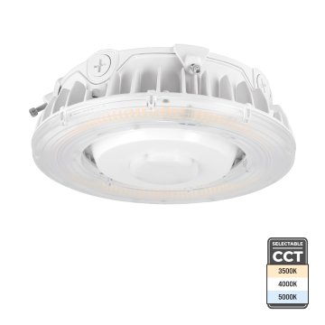 Euri Lighting 55W LED Canopy Light - Selectable CCT - Up To 7,700 Lumens - 3000K / 4000K / 5000K