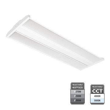 MaxLite LED Linear High Bay Light - Selectable CCT and Wattage - up to 1,000W MH Equivalent - Up to 40,500 lumens                            
                        
