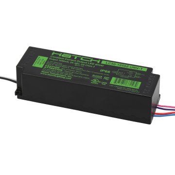 Hatch 50W LC Series Constant Current LED Driver - 0-10V Dimmable - T Case - 24-48 VDC - 120-277 VAC