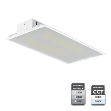230W Max LED 1.5ft Linear High Bay - Selectable Wattage and CCT - Up to 750W MH Equivalent - Up to 34,500 Lumens                            
                        