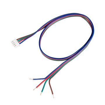 XH Connector for LED Light Sheets - 4-Pin Cable Pigtail Adapter - RGB