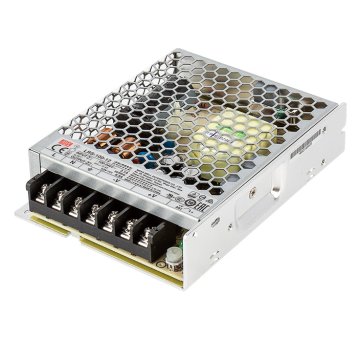 Mean Well LRS Series LED Switching Power Supply - Enclosed - 12 VDC - 100W / 150W / 200W - Optional Power Cord